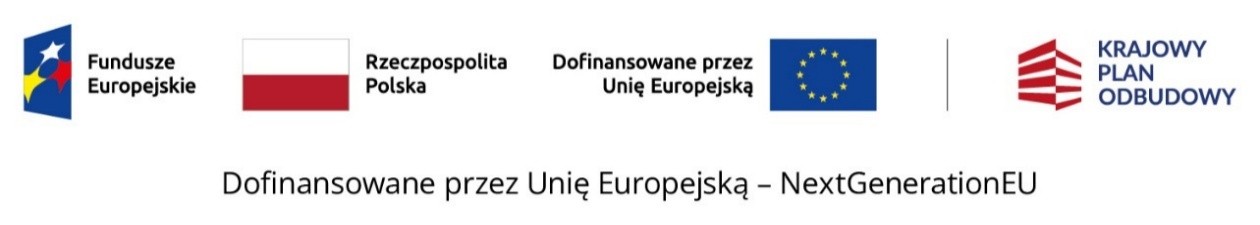 Logotypy dofinansowanie Unia Europejska