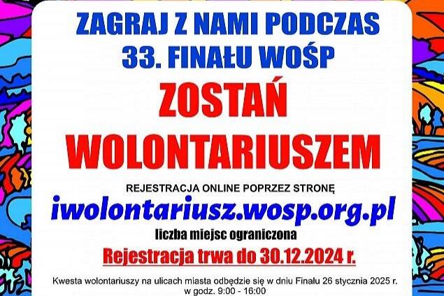 Zostań wolontariuszem WOŚP
