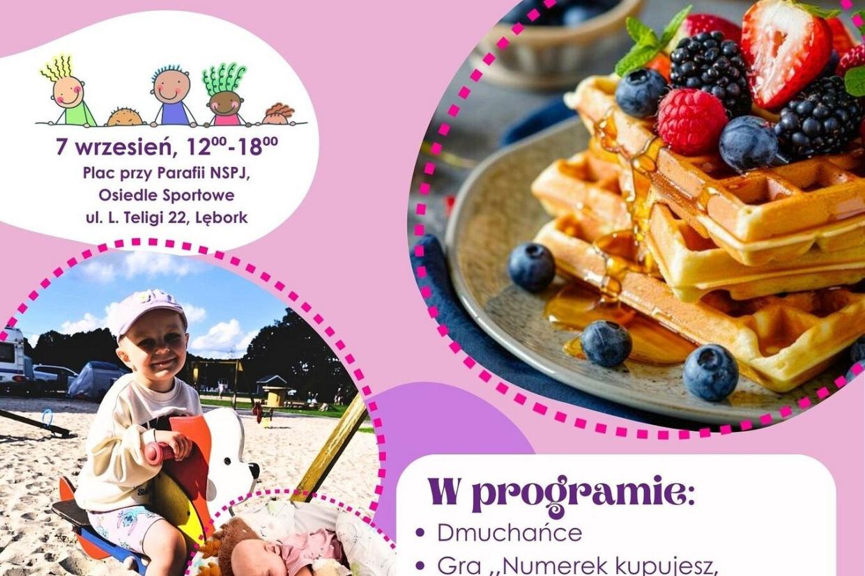 Piknik charytatywny dla Laury Cyry, córki strażaka z Lęborka