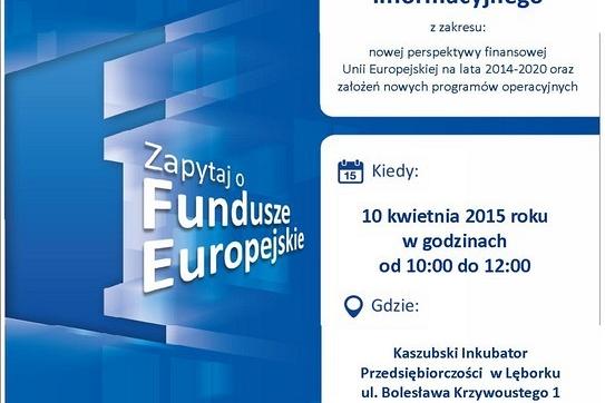 O funduszach unijnych 2014-2020 w Inkubatorze Przedsiębiorczości