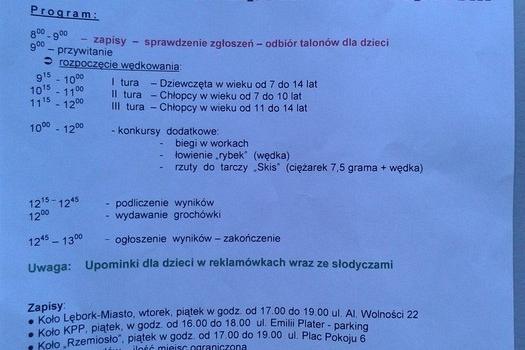 Wędkarze dzieciom