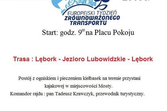 Rajd w Europejski Dzień bez Samochodu