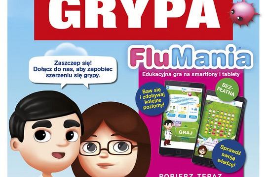 Edukacyjna aplikacja FluMania - profilaktyka grypy