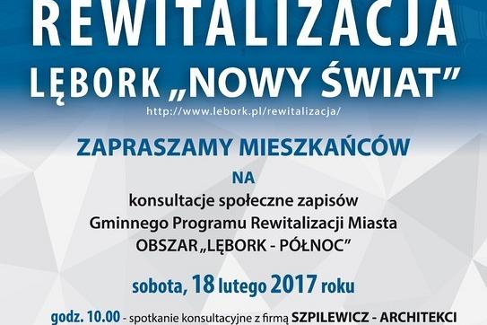 Z mieszkańcami o programie rewitalizacji Lębork Północ