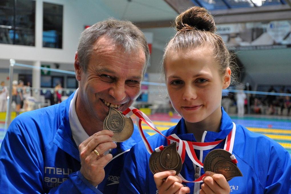 Weronika Halmann trzykrotną mistrzynią Polski w pływaniu