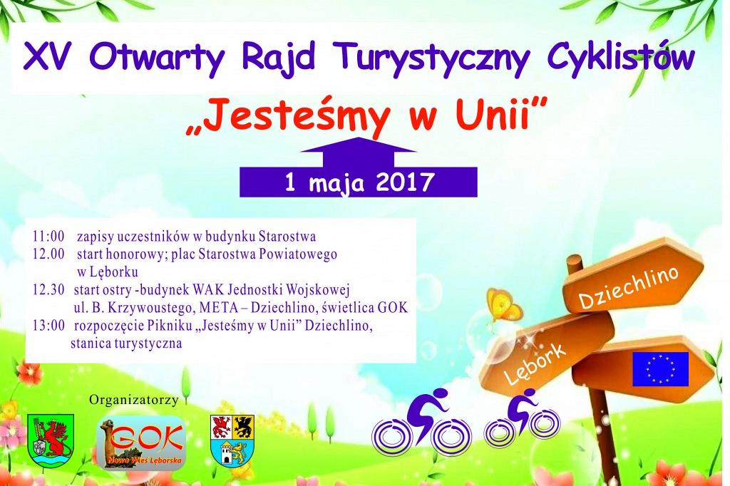 XV Otwarty Rajd Turystyczny Cyklistów “Jesteśmy w Unii”