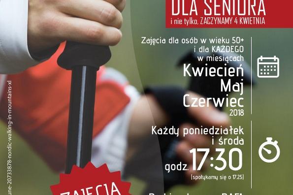 Nordic Walking dla SENIORA. Zajęcia dla osób w wieku 50+