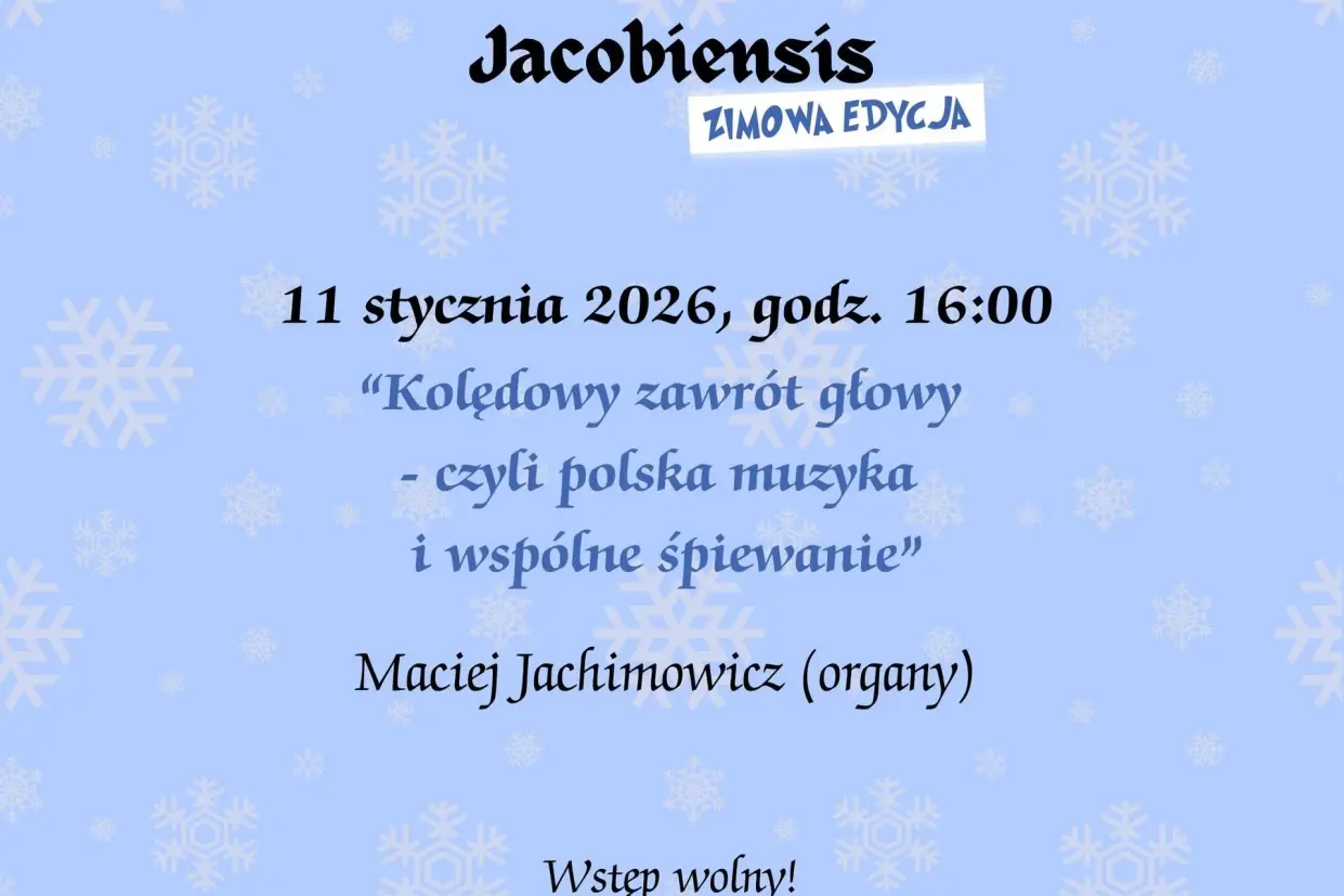 Organowy koncert kolęd w Diecezjalnym Sanktuarium św. Jakuba Ap.