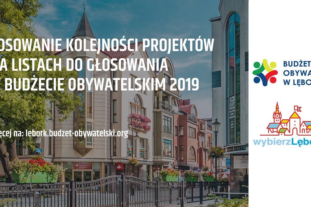 Losowanie kolejności projektów na listach do głosowania w Budżecie Obywatelskim 2019