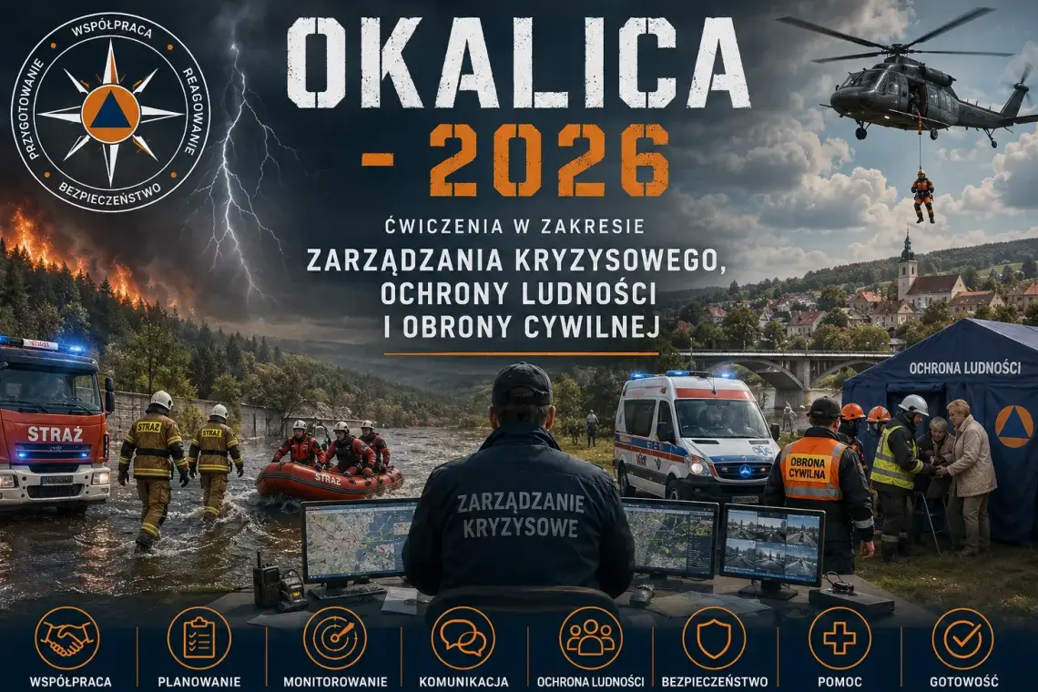 UWAGA! Powiatowe ćwiczenia doskonalące. Prosimy zachować spokój