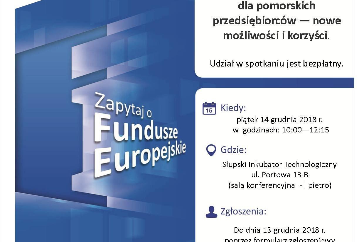 Spotkanie informacyjne dla przedsiębiorców