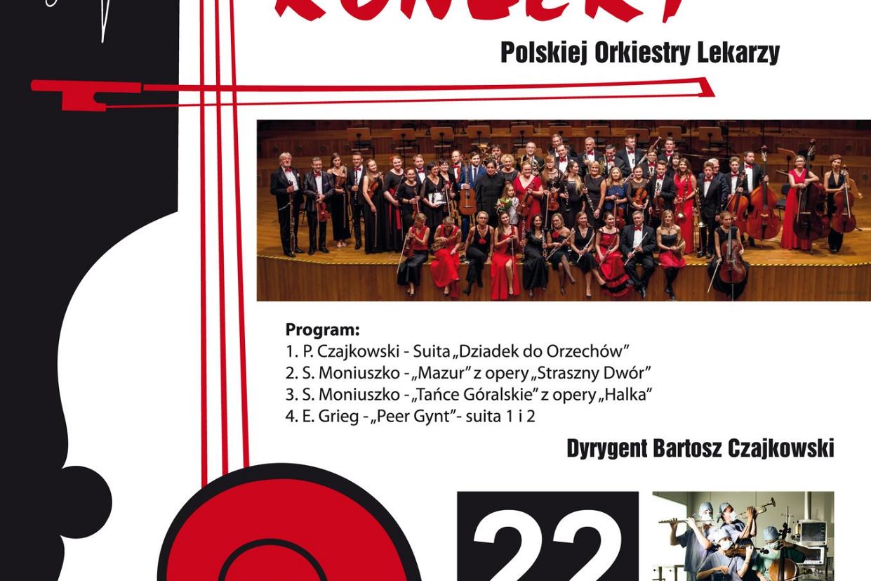 Koncert charytatywny Polskiej Orkiestry Lekarzy