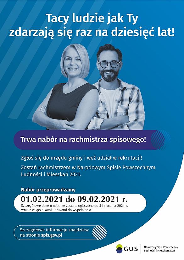 Trwa nabór na rachmistrza spisowego