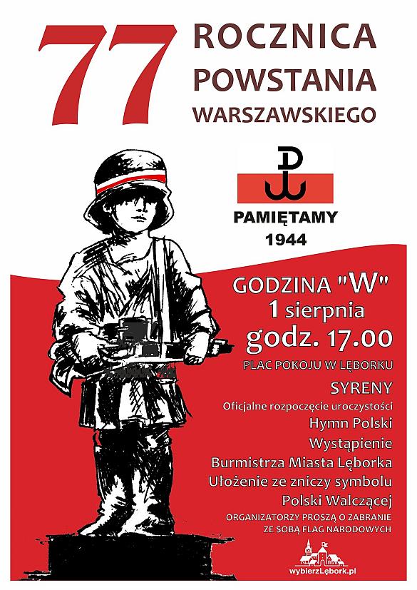 77. rocznica wybuchu Powstania Warszawskiego