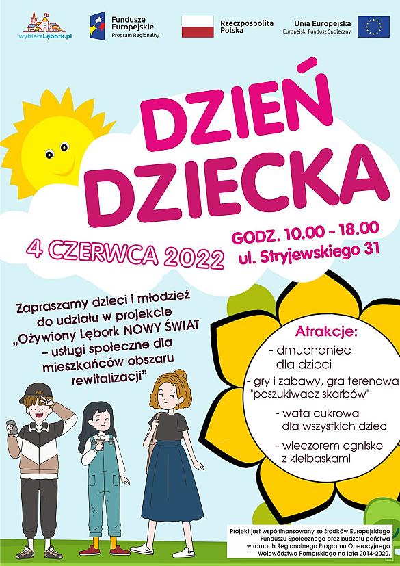 Zapraszamy na Dzień Dzień w ramach projektu „Ożywiony Lębork – Nowy Świat”