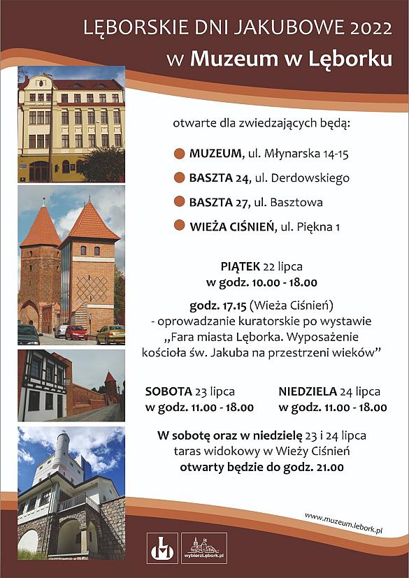 Muzeum zaprasza – wystawy stałe, czasowe, widok z platformy na Wieży Ciśnień