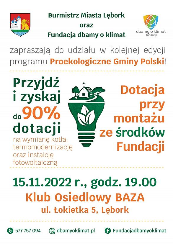 Program „Proekologiczne Gminy Polski!