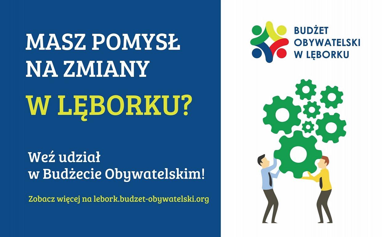 Trwa nabór projektów do Budżetu Obywatelskiego w Lęborku na rok 2024!