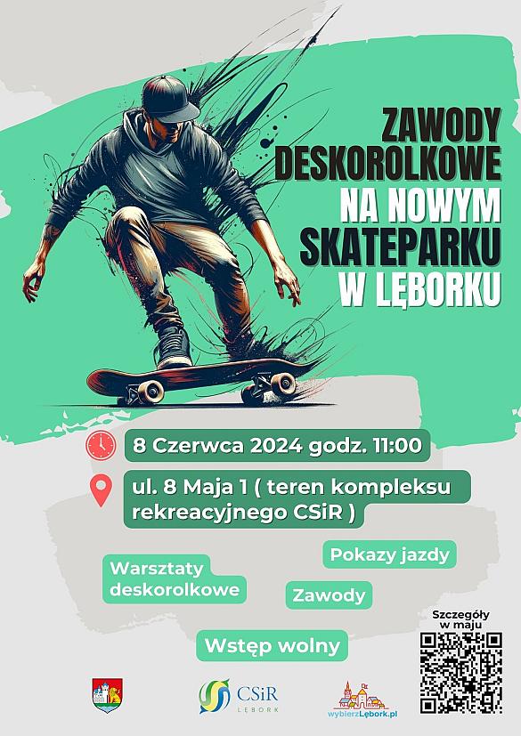 Zawody deskorolkowe w Lęborku