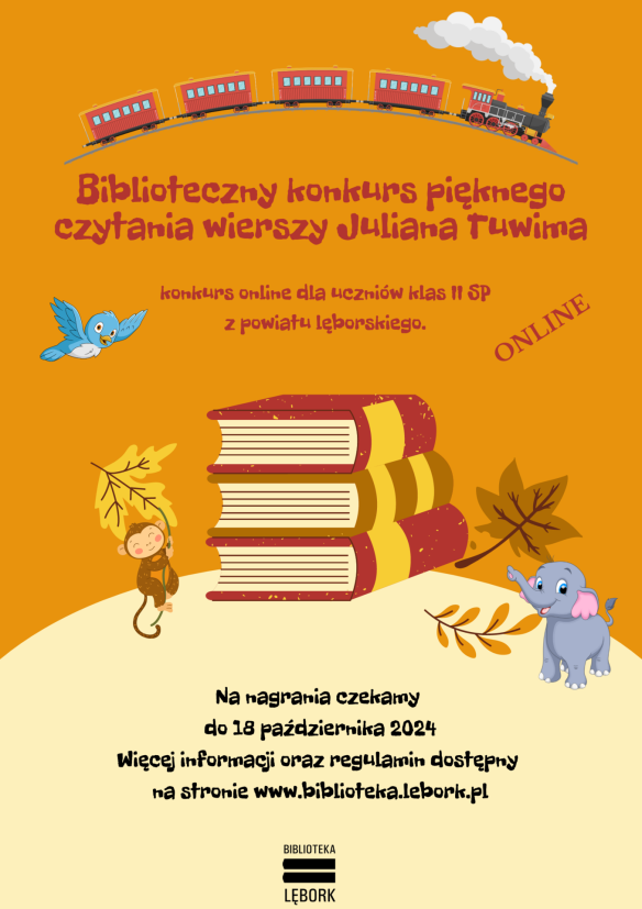 Konkurs Pięknego Czytania Wierszy Juliana Tuwima – ONLINE