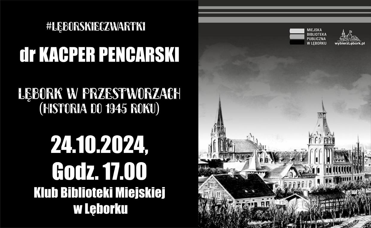 Lęborskie czwartki w bibliotece: Wykład dr Kacpra Pencarskiego o historii lotnictwa w Lęborku