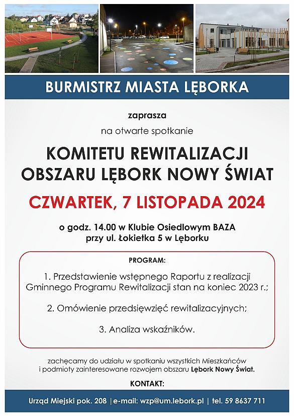 Otwarte spotkanie Komitetu Rewitalizacji obszaru Lębork NOWY ŚWIAT