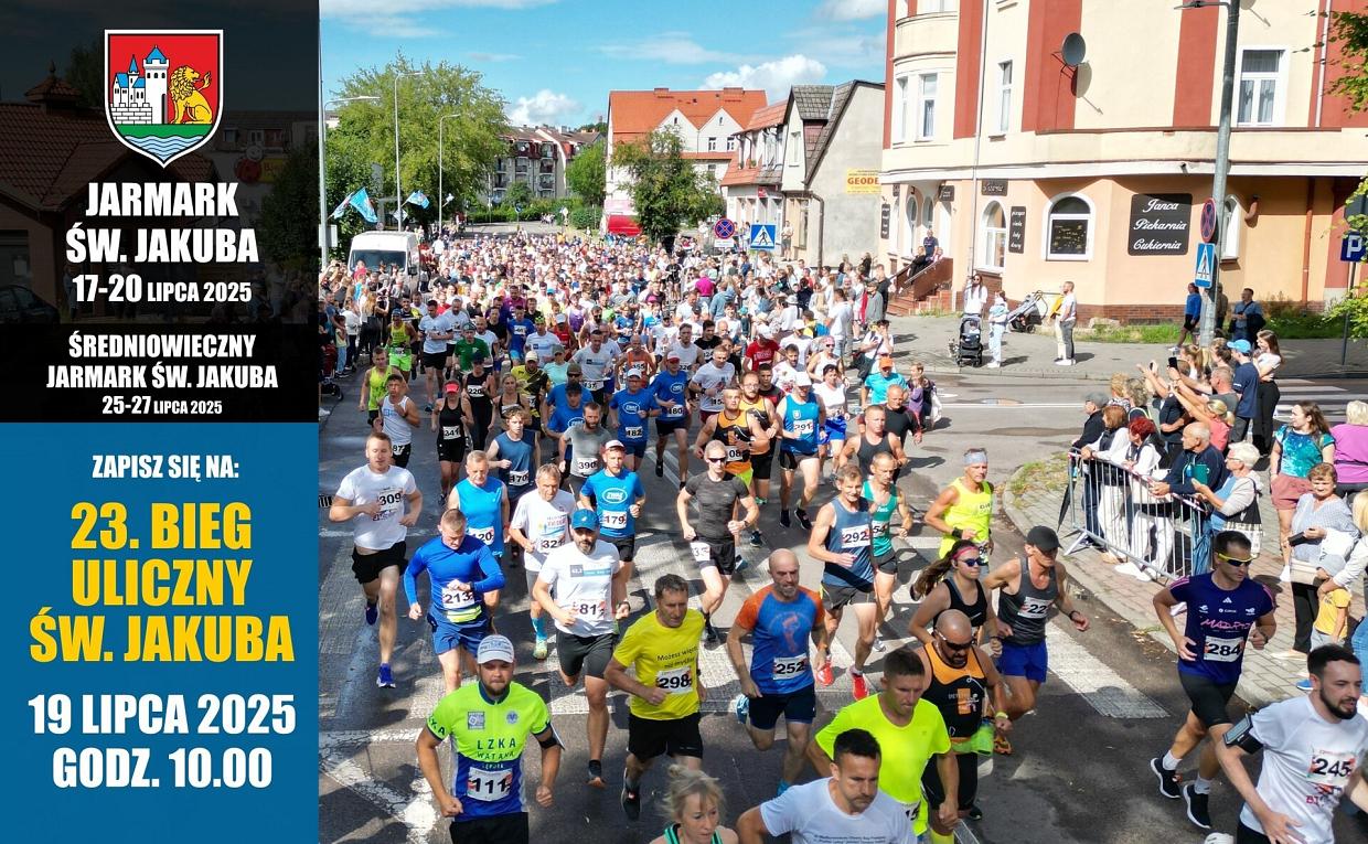 Poczuj moc biegania i weź udział w 23. Biegu św. Jakuba w Lęborku!