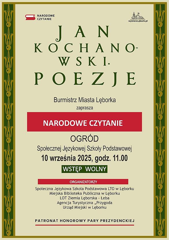 Narodowe Czytanie w ogrodzie