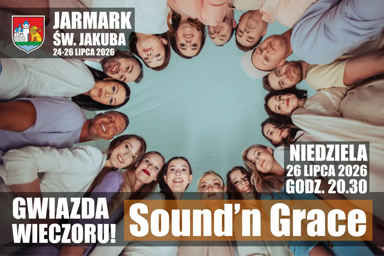 Sound’n’Grace gwiazdą niedzielnego wieczoru podczas Jarmarku św. Jakuba w Lęborku!
