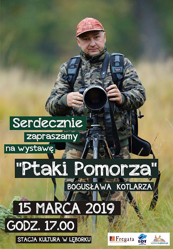 „Ptaki Pomorza” - wystawa Bogusława Kotlarza