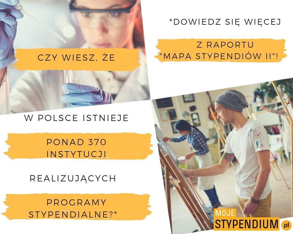 Informacja o dostępnych programach stypendialnych