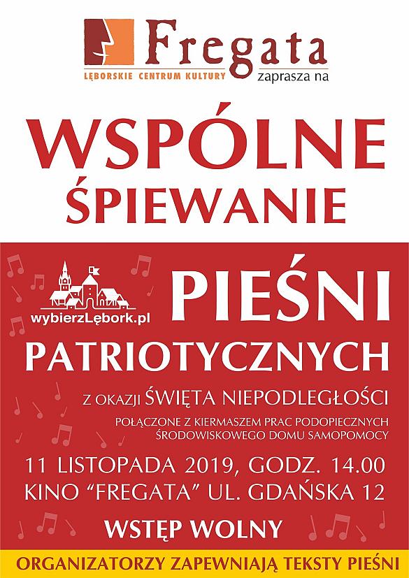 Wspólne śpiewanie pieśni patriotycznych