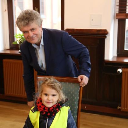 Świąteczna wizyta przedszkolaków w Ratuszu