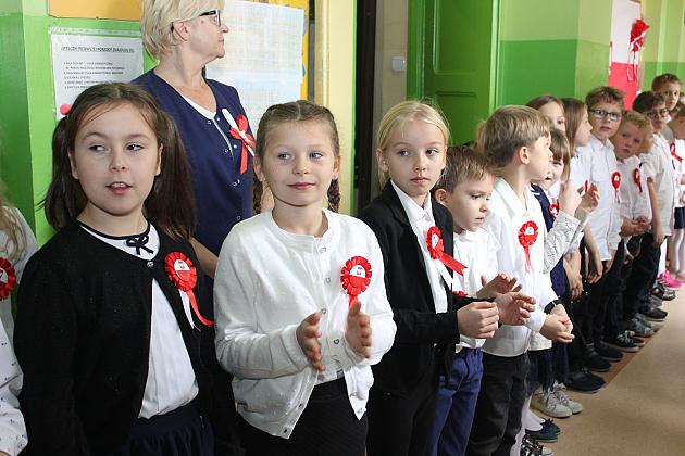 Razem zaśpiewali wszystkie zwrotki Mazurka Dąbrowskiego