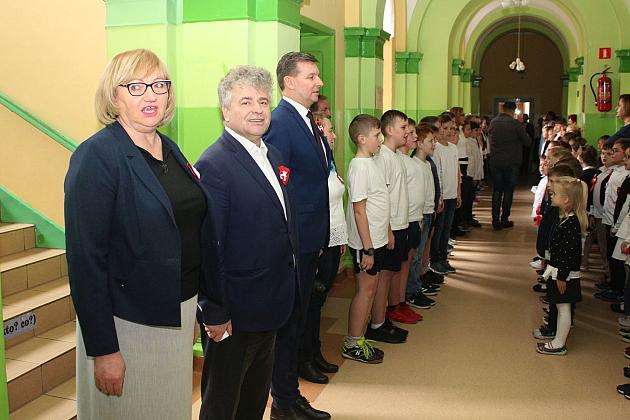 Razem zaśpiewali wszystkie zwrotki Mazurka Dąbrowskiego