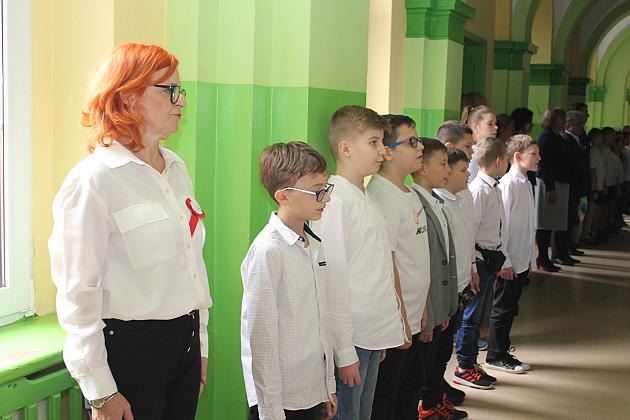 Razem zaśpiewali wszystkie zwrotki Mazurka Dąbrowskiego