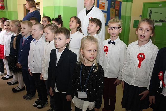 Razem zaśpiewali wszystkie zwrotki Mazurka Dąbrowskiego