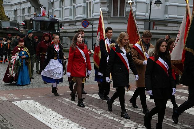 Lęborczanie świętowali 101 rocznicę odzyskania Niepodległości