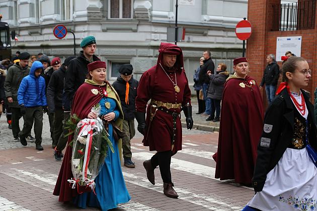 Lęborczanie świętowali 101 rocznicę odzyskania Niepodległości