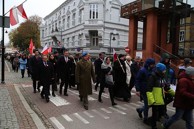 Lęborczanie świętowali 101 rocznicę odzyskania Niepodległości