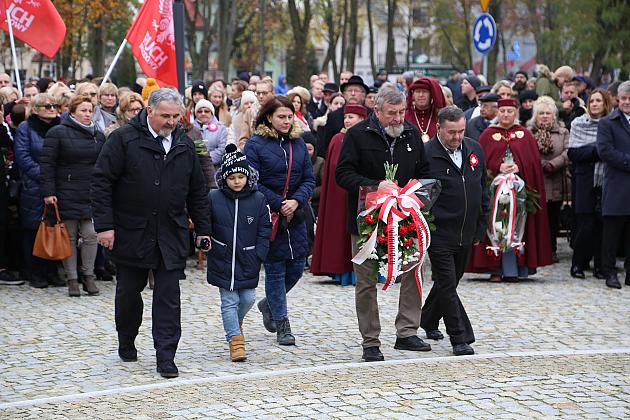 Lęborczanie świętowali 101 rocznicę odzyskania Niepodległości
