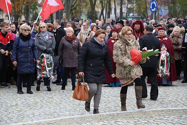 Lęborczanie świętowali 101 rocznicę odzyskania Niepodległości
