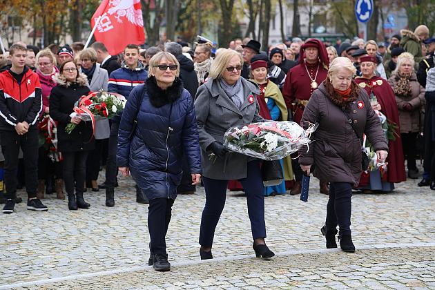 Lęborczanie świętowali 101 rocznicę odzyskania Niepodległości