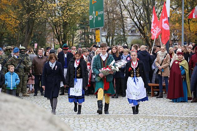 Lęborczanie świętowali 101 rocznicę odzyskania Niepodległości
