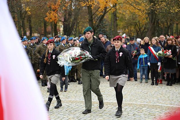 Lęborczanie świętowali 101 rocznicę odzyskania Niepodległości
