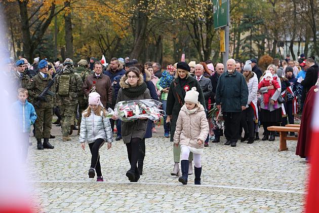 Lęborczanie świętowali 101 rocznicę odzyskania Niepodległości