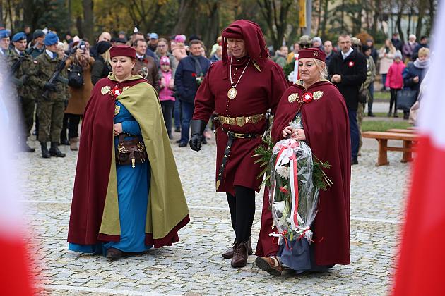 Lęborczanie świętowali 101 rocznicę odzyskania Niepodległości