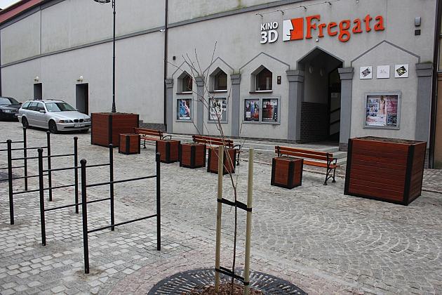 Gdańska przy kinie „Fregata” w nowej odsłonie