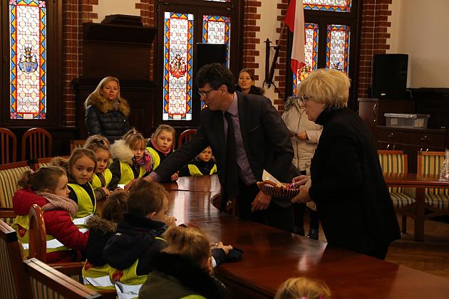 Świąteczna wizyta przedszkolaków