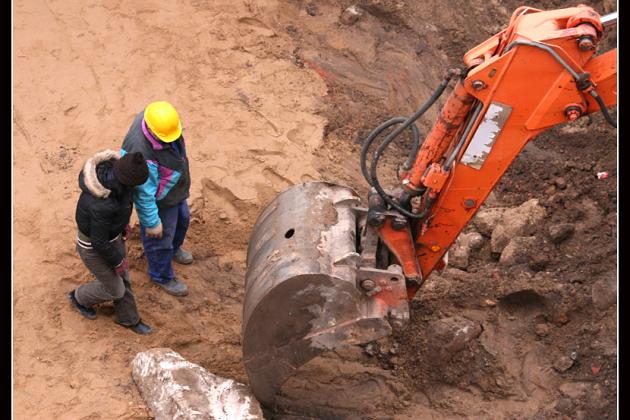 Odkryto fundamenty baszty